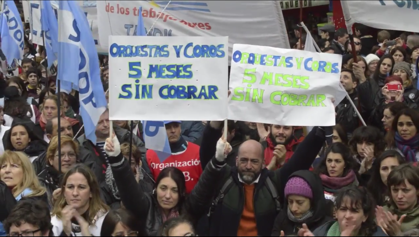 FUERTE RECLAMO DE DOCENTES DE COROS Y ORQUESTAS EN DGCYE