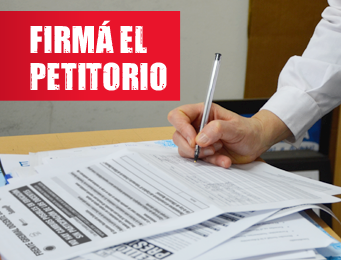 FIRMÁ EL PETITORIO - EXIGIMOS INMEDIATA SUSPENSIÓN DEL OPERATIVO DE EVALUACIÓN