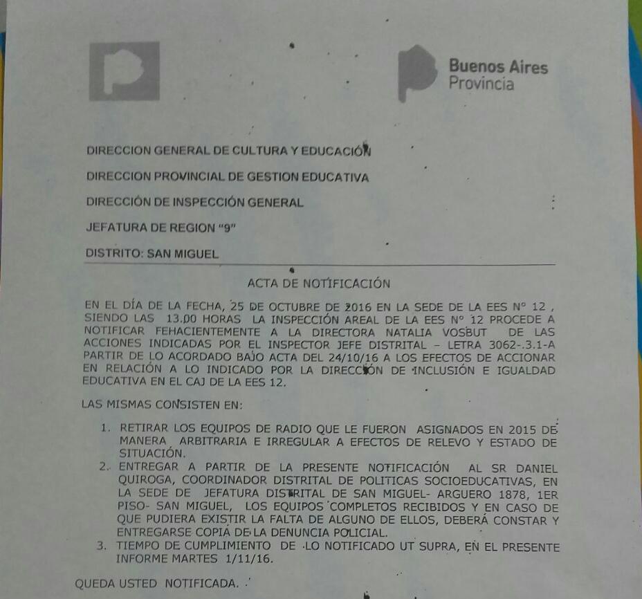 LA RADIO SIGUE SONANDO EN SAN MIGUEL