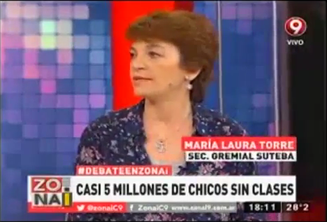 MARÍA LAURA TORRE EN CANAL 9
