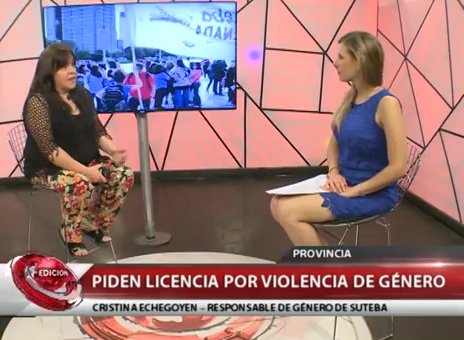 ECHEGOYEN: "NO HAY ARGUMENTOS PARA PLANTEAR QUE NO ES NECESARIA UNA LICENCIA POR VIOLENCIA DE GÉNERO"
