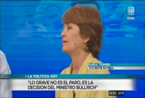 03/03/2017: MARÍA LAURA TORRE EN A24