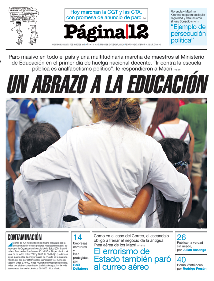 HISTORIA DE LA TAPA: UN ABRAZO A LA EDUCACIÓN