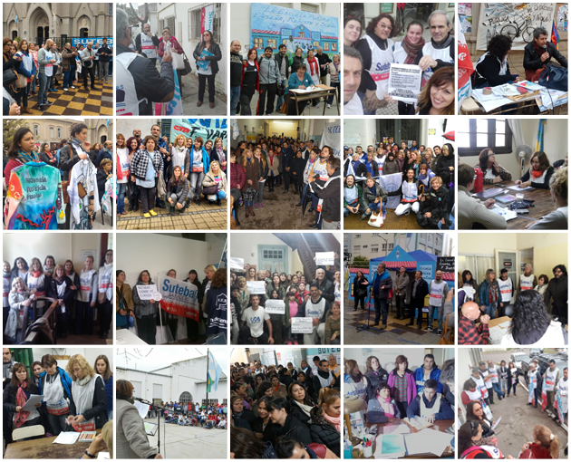 LA JORNADA DE PROTESTA SE SIENTE EN <BR />TODA LA PROVINCIA