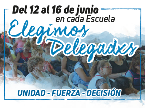 ELECCIÓN DE DELEGADXS PARA AVANZAR EN PARTICIPACIÓN
