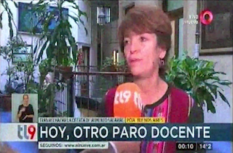 ENTREVISTA A MARÍA LAURA TORRE EN CANAL 9