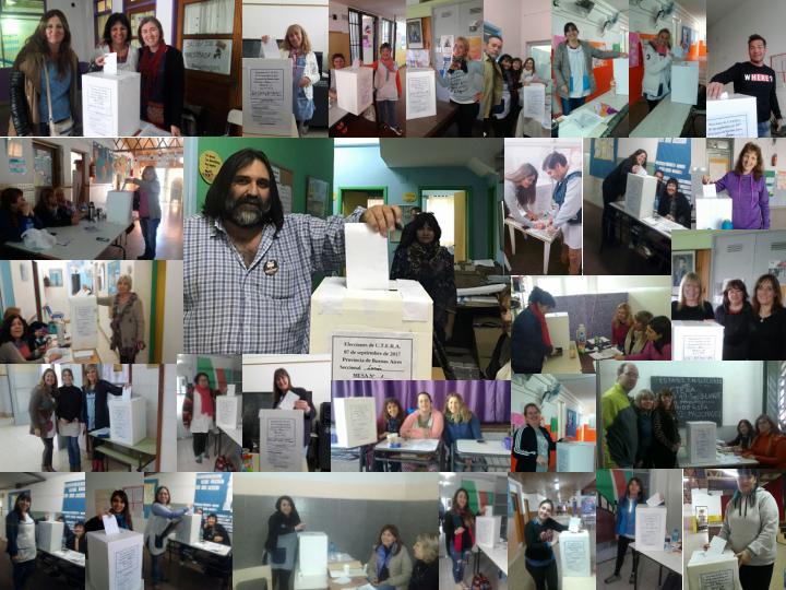 <STRONG>ELECCIONES DE CTERA . RESULTADOS DE LANÚS</STRONG>