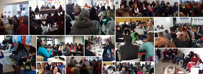 REUNIONES DEL CUERPO DE DELEGADXS EN TODA LA PROVINCIA