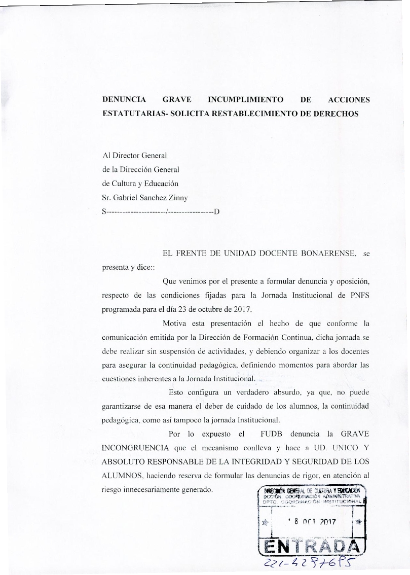 LOS GREMIOS EXIGIMOS LAS CONDICIONES NECESARIAS PARA TODA CAPACITACIÓN