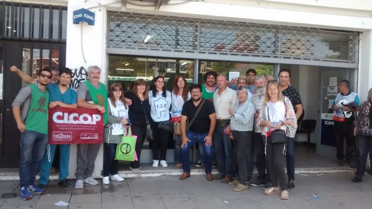 HOY LA MESA DE UNIDAD SINDICAL LANÚS DENUNCIÓ EL TRASLADO DE LA DELEGACIÓN DE IOMA LANÚS AL MUNICIPIO DE LOMAS DE ZAMORA