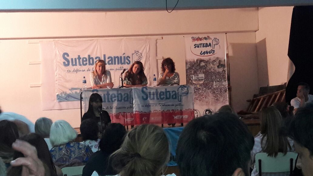 ASAMBLEA ORDINARIA DEL SUTEBA LANÚS