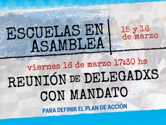 DOCENTES BONAERENSES: ASAMBLEAS Y MANDATO