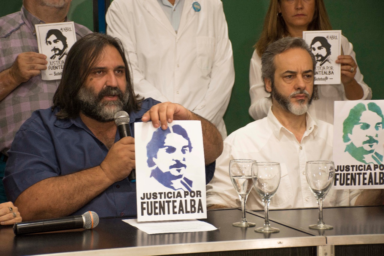 JORNADA NACIONAL DE PROTESTA DE CTERA: CONFERENCIA DE SUTEBA Y UTE