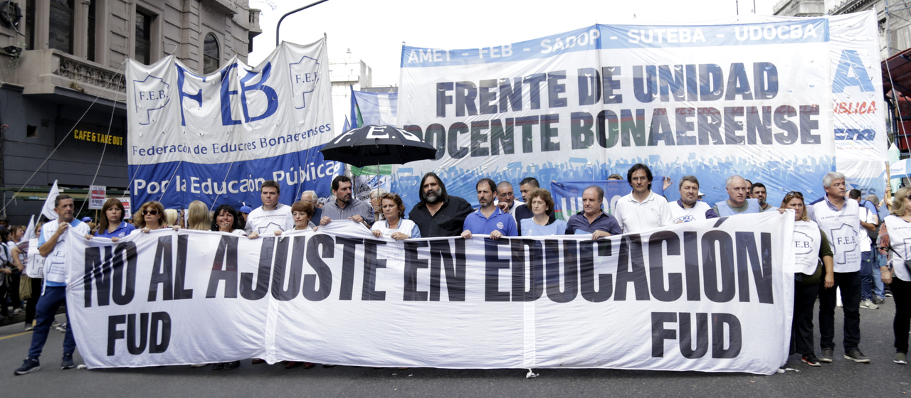 BARADEL: "QUEREMOS ESCUELAS DIGNAS Y SALARIOS DIGNOS"