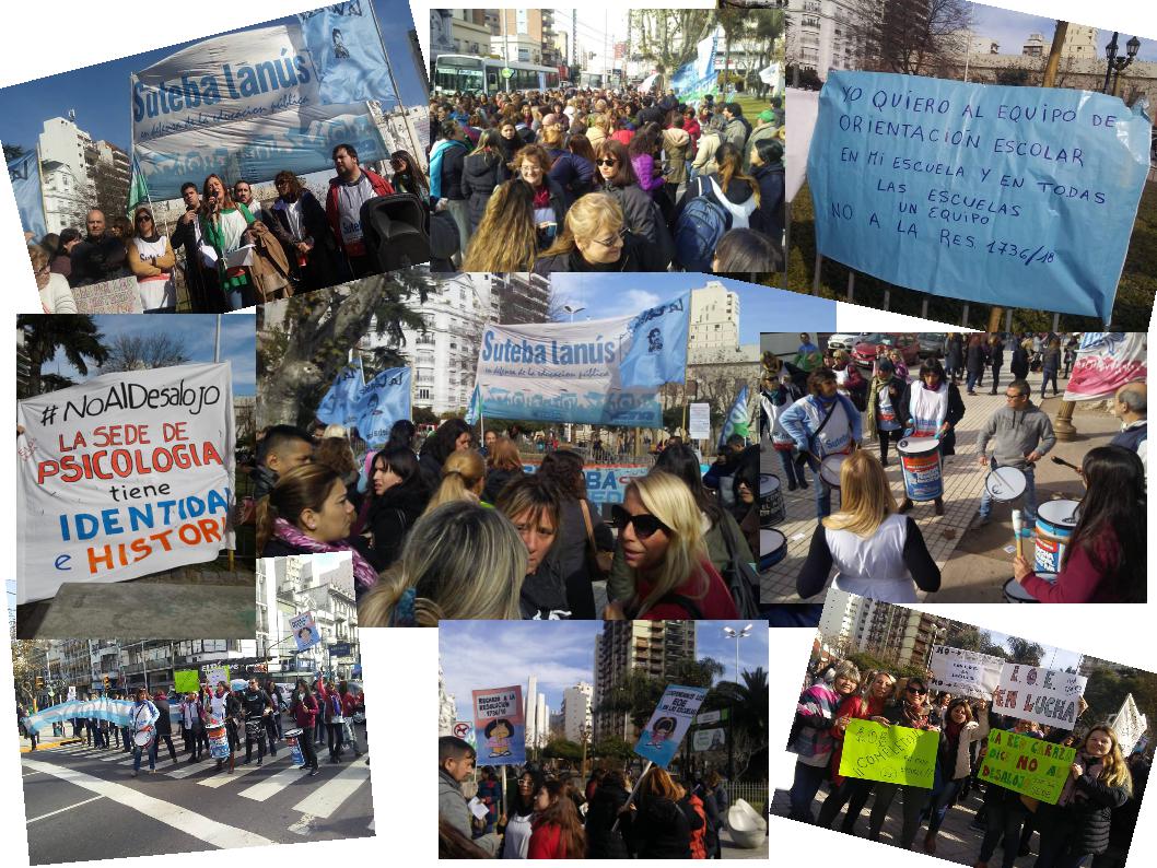 LAS SECCIONALES DE LANÚS, AVELLANEDA Y LOMAS DE ZAMORA, JUNTO A LOS  EQUIPOS DE EOE DE LA REGIÓN 2 FRENTE A LA JEFATURA REGIONAL DICIENDO NO A  LA RESOLUCIÓN 1736/18