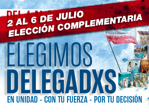 SE REALIZARON LAS ELECCIONES COMPLEMENTARIAS DE DELEGADXS