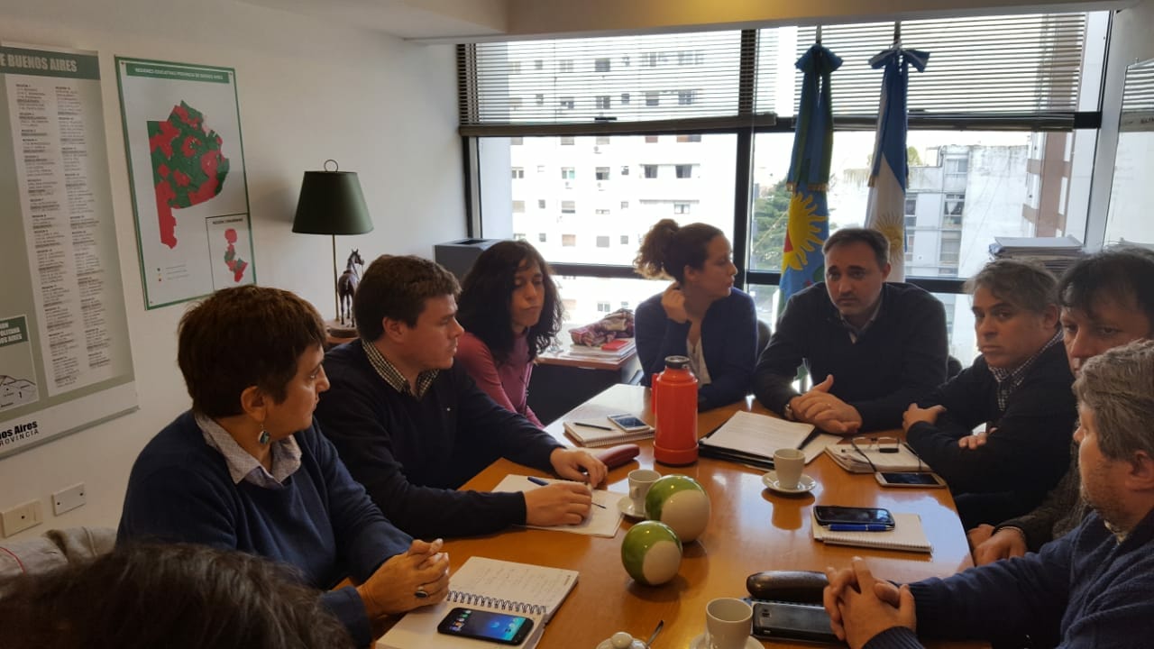 LA DIRECCIÓN DE EDUCACIÓN TÉCNICA RECIBIÓ AL FUDB LUEGO DE SUS RECLAMOS