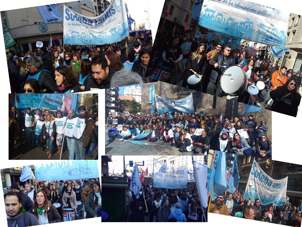 MASIVA MARCHA DE LA DIGNIDAD DOCENTE