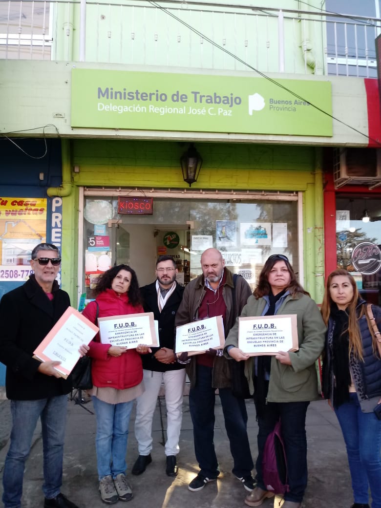 SUTEBA REALIZA PRESENTACIONES EN LAS DELEGACIONES DEL MINISTERIO DE TRABAJO