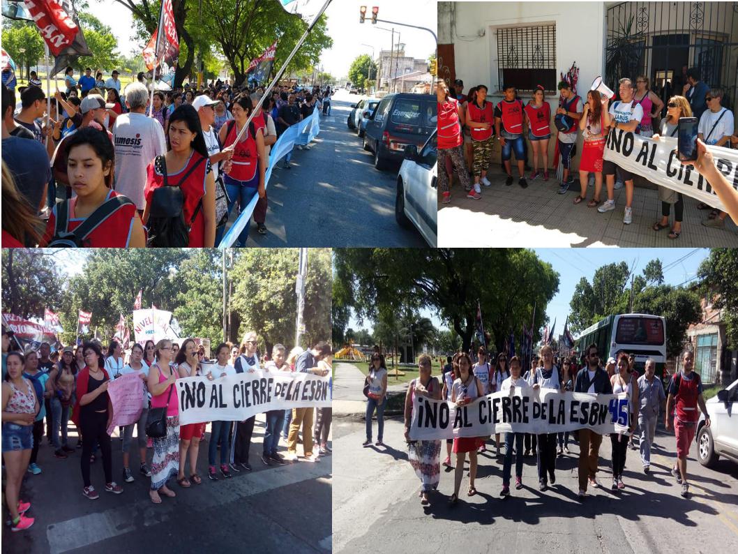 21/11/18 ACOMPAÑAMOS A LA COMUNIDAD DE LA SB 45 DE CHINGOLO QUE RECHAZA LA CONFORMACIÓN CON LA SB 54