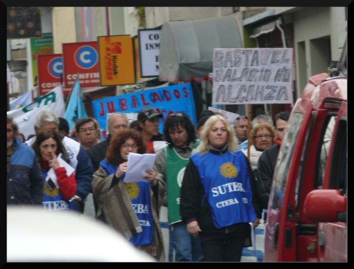 JORNADA NACIONAL DE MOVILIZACIÓN DE LA CTA: SAN NICOLÁS CONCRETÓ UNA MARCHA REGIONAL