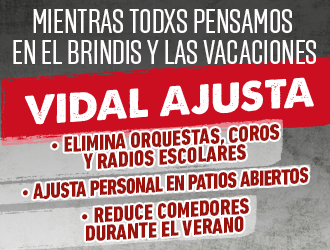 VIDAL: ¡BASTA DE AJUSTE EN EDUCACIÓN!