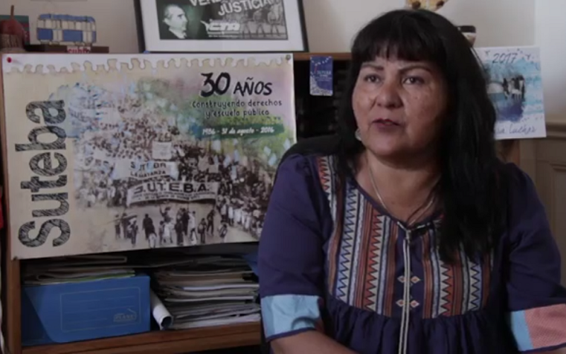 SILVIA ALMAZÁN:  "HAY UNA CAMPAÑA DE DESPRESTIGIO DE LA ESCUELA PÚBLICA"