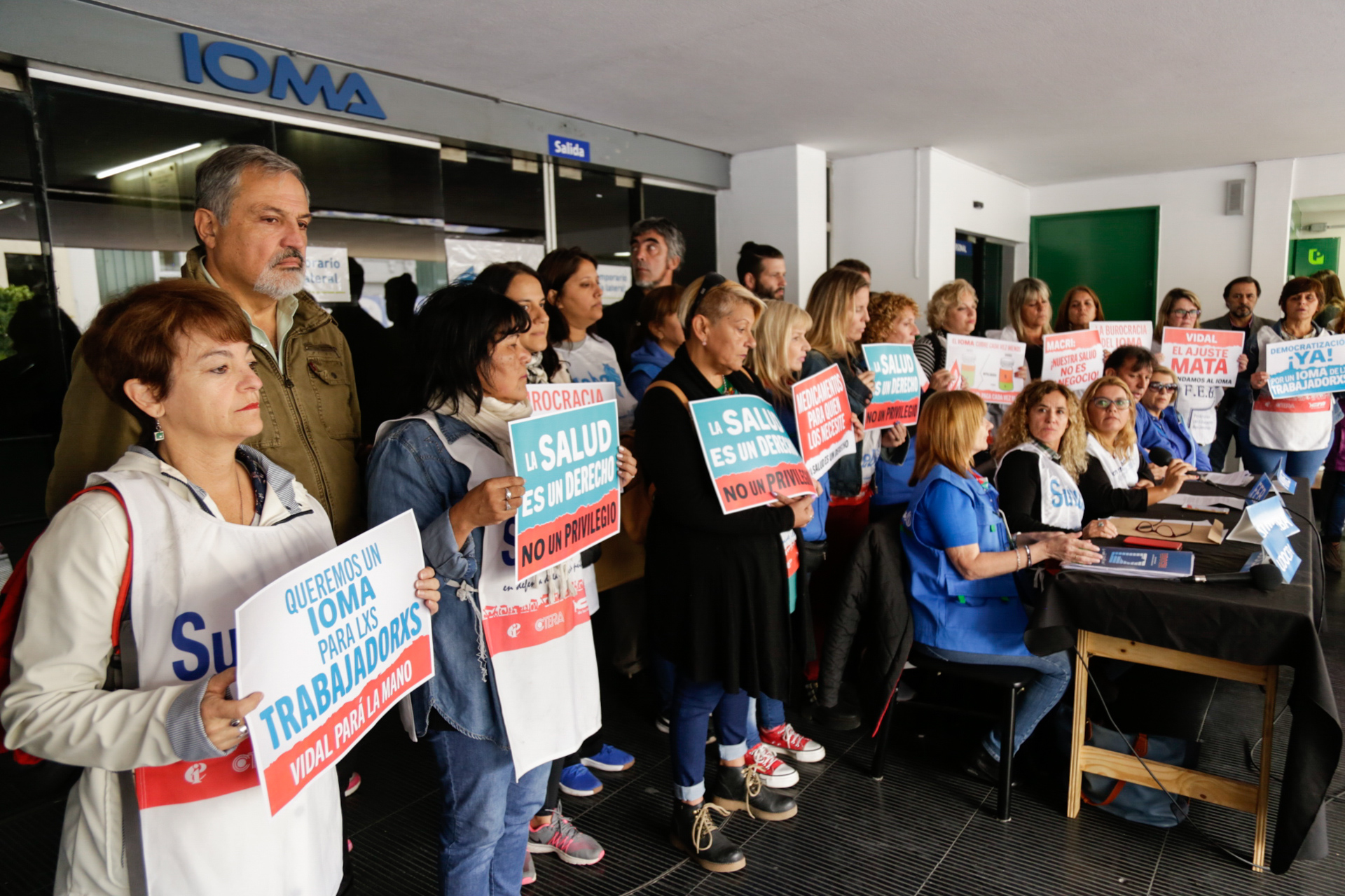 EL FUDB RECLAMÓ POR LAS DEFICIENTES PRESTACIONES DEL IOMA