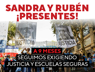 9 MESES SIN SANDRA Y RUBÉN: ¡JUSTICIA!