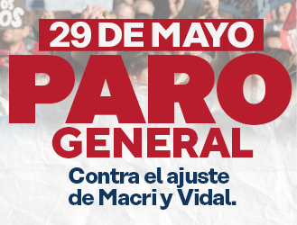 INMENSO PARO GENERAL: SUPERA EL 90% DE ADHESIÓN