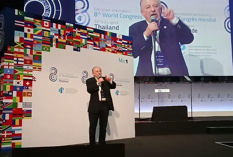 SUTEBA PRESENTE EN EL CONGRESO MUNDIAL DE LA INTERNACIONAL DE LA EDUCACIÓN EN TAILANDIA