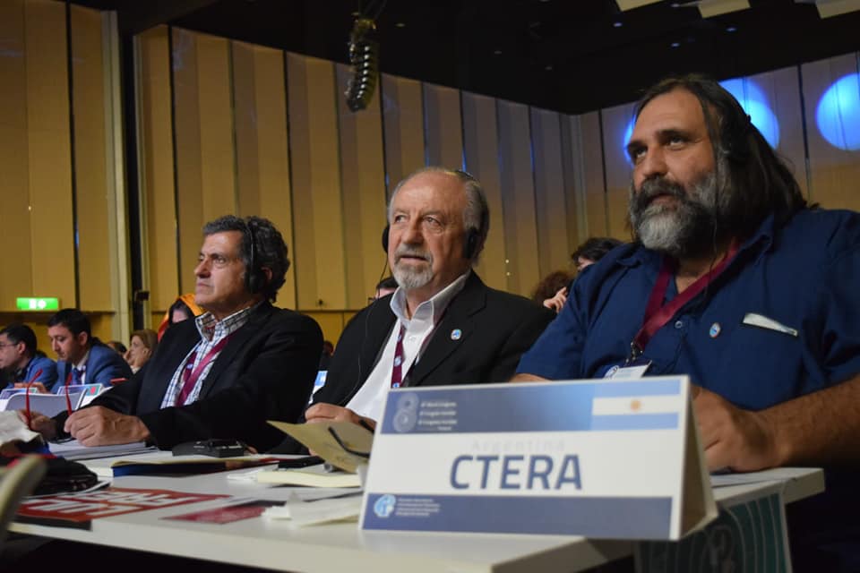 CONGRESO MUNDIAL DE LA IE: AGRADECIMIENTO AL APOYO Y HOMENAJE A SANDRA Y RUBÉN