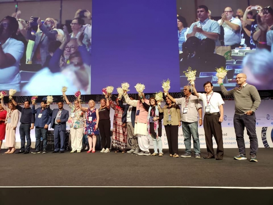 SONIA ALESSO FUE ELEGIDA POR EL CONGRESO MUNDIAL PARA INTEGRAR EL COMITÉ EJECUTIVO DE LA IE