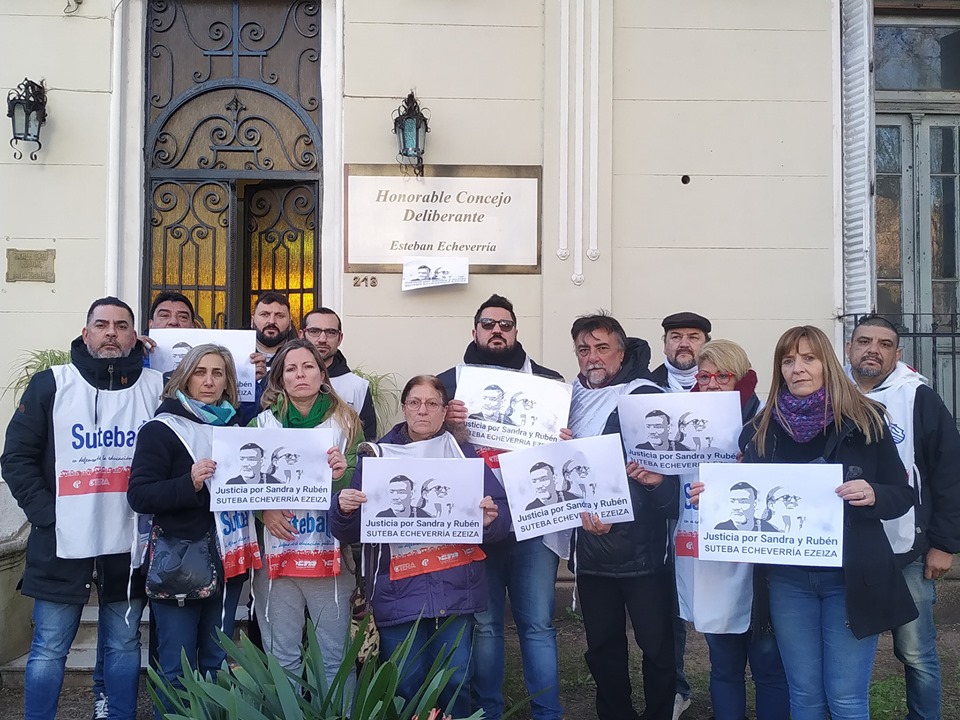 ESTEBAN ECHEVERRÍA: A UN AÑO DE LAS MUERTES DE SANDRA Y RUBÉN, EL 2 DE AGOSTO ES EL DÍA POR LA ESCUELA PÚBLICA DIGNA Y SEGURA