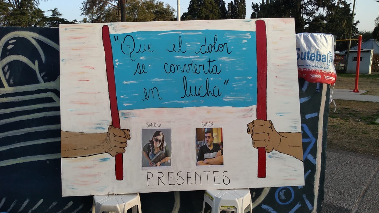 LA LUCHA DE SANDRA Y RUBÉN SIGUE VIVA EN TODA LA PROVINCIA