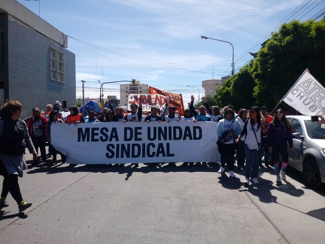 Movilización en Chubut