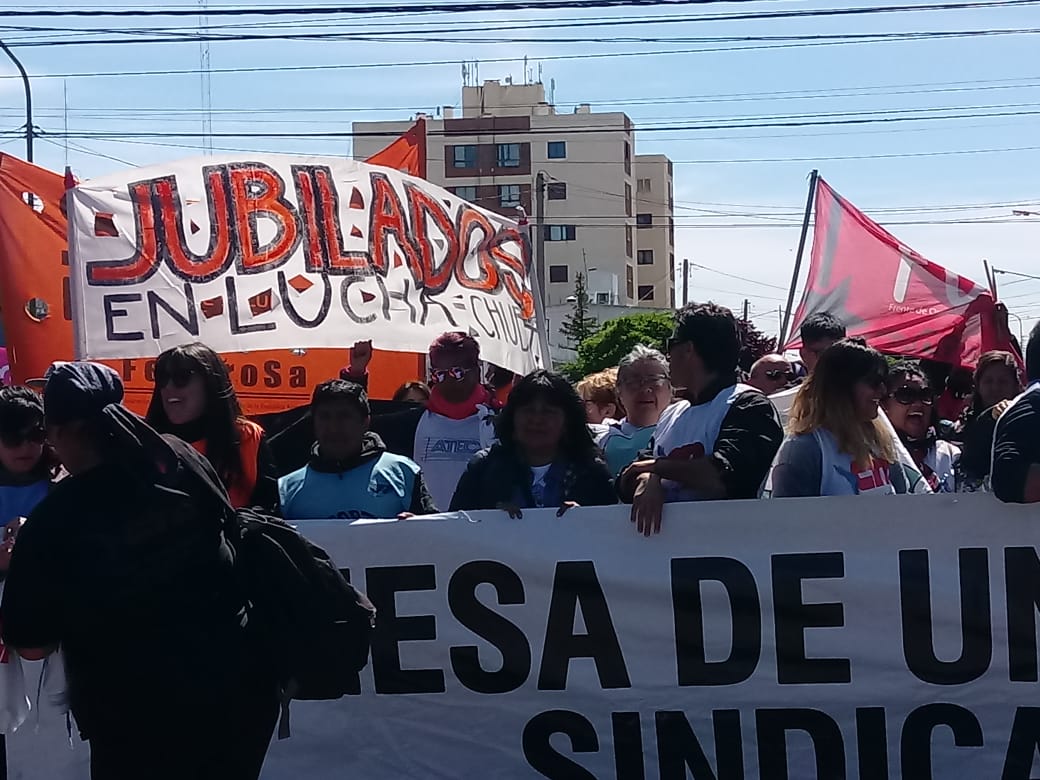 Movilización en Chubut