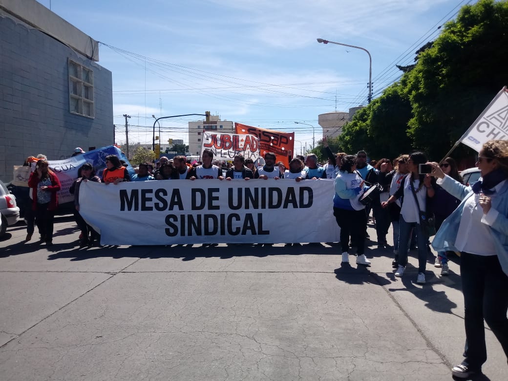 Movilización en Chubut