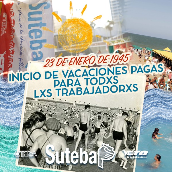 23 DE ENERO: EL DERECHO A TENER VACACIONES