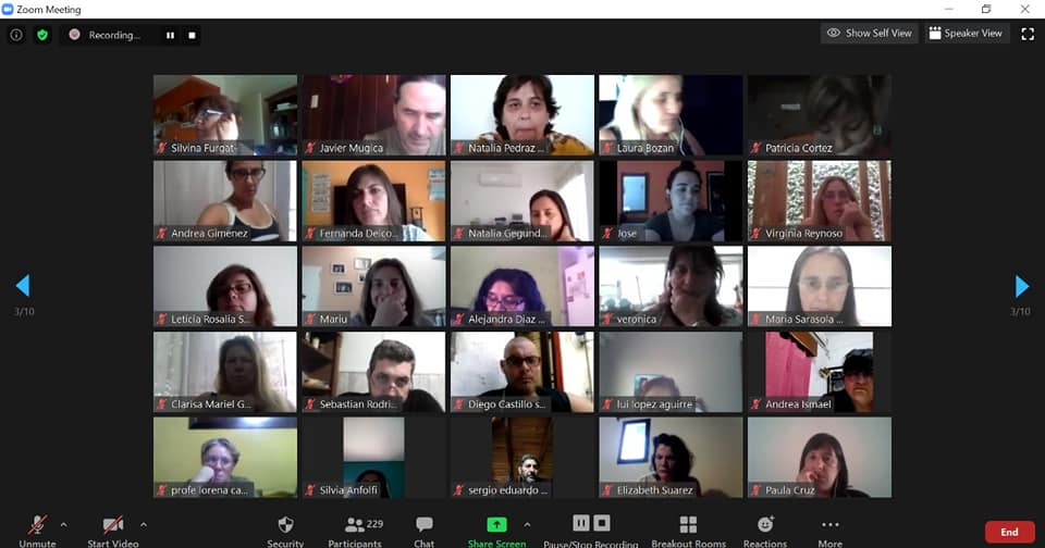 REALIZAMOS UN TALLER CON ASPIRANTES A INSPECTORXS DE TODAS LAS MODALIDADES Y NIVELES