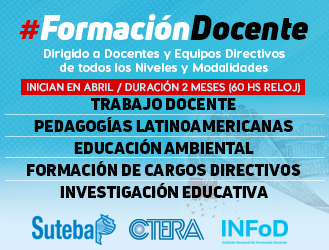 ESPACIOS DE FORMACIÓN: CONTINÚA LA INSCRIPCIÓN PARA LOS CURSOS 2021