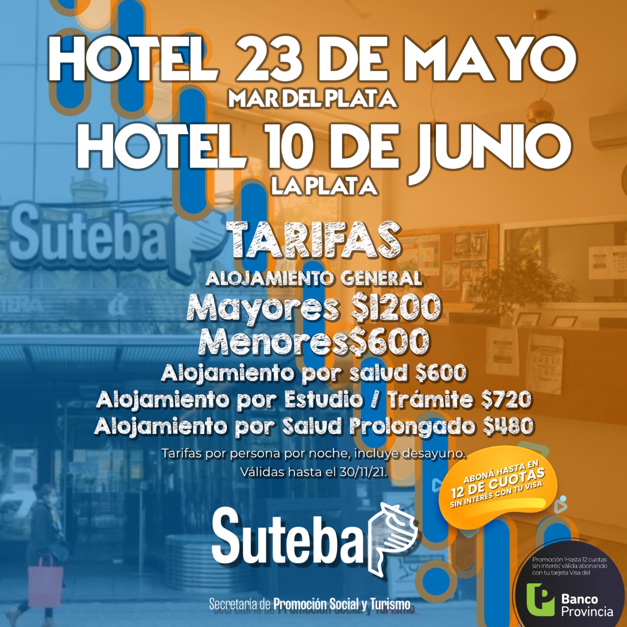 ALOJAMIENTO EN UNIDADES PROPIAS DEL SUTEBA POR MOTIVOS DE SALUD