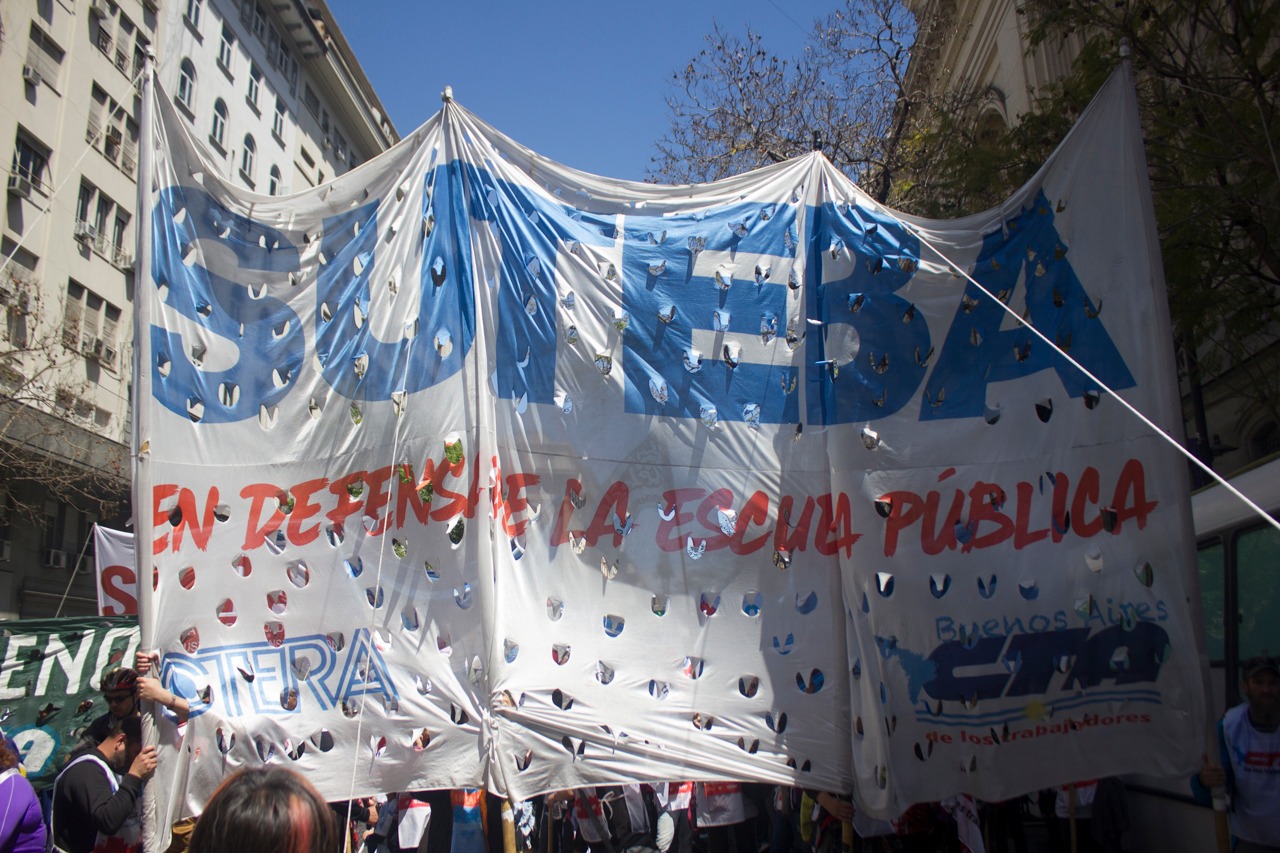 DESDE SUTEBA REPUDIAMOS UN NUEVO ATAQUE A NUESTRO SECRETARIO GENERAL