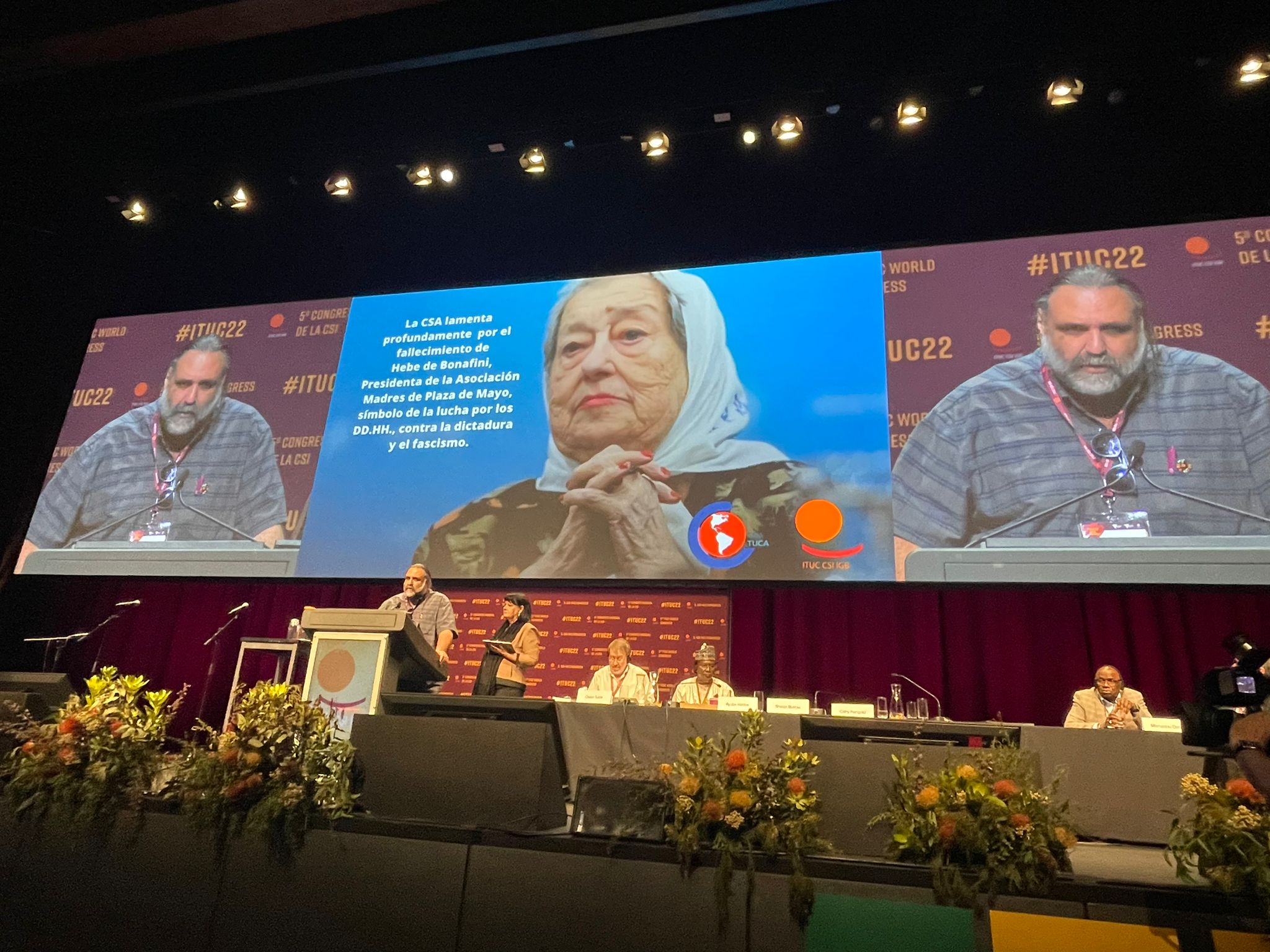 LA CTA-T EN EL 5º CONGRESO DE LA CSI