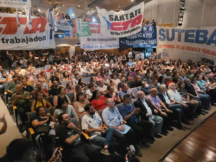 CONGRESO Y ASUNCIÓN DE AUTORIDADES DE LA CTA: UN MOVIMIENTO SINDICAL DE PIE