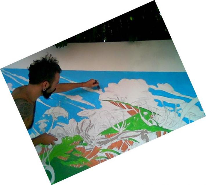 El mural: Paraíso de la Memoria