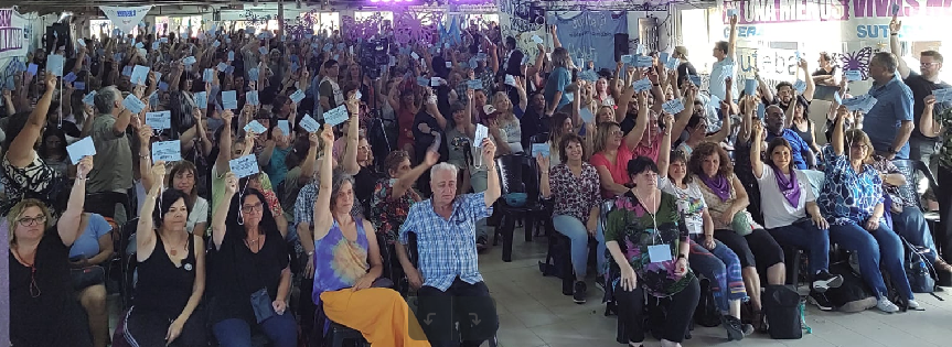 MASIVO CONGRESO DEL SUTEBA RATIFICA LAS POLÍTICAS DE LA CONDUCCIÓN PROVINCIAL