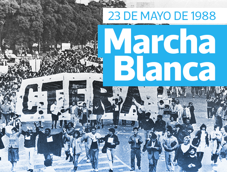 23 DE MAYO DE 1988: LA MARCHA BLANCA
