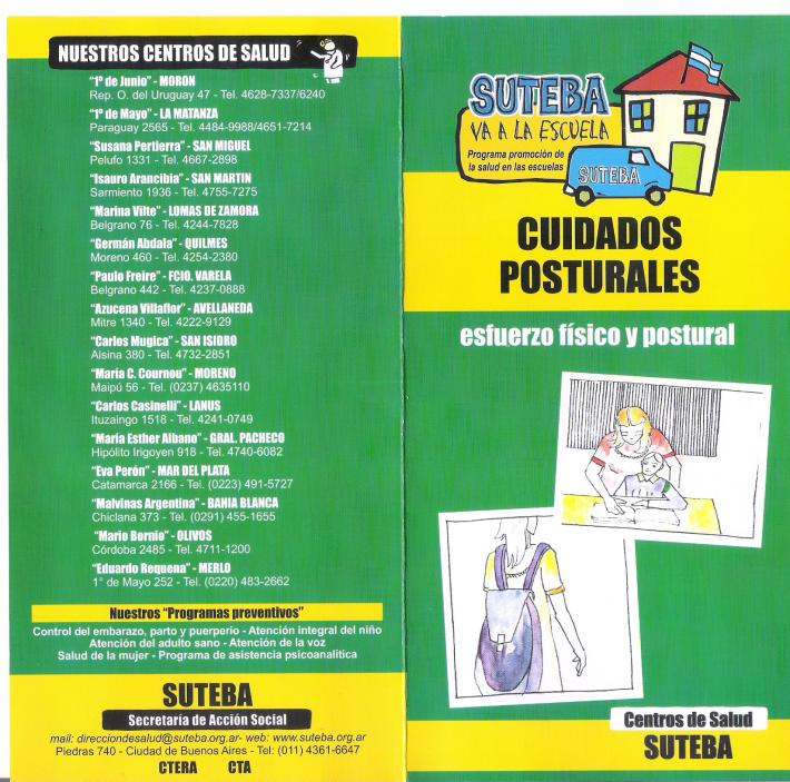 cuidados posturales exterior follleto