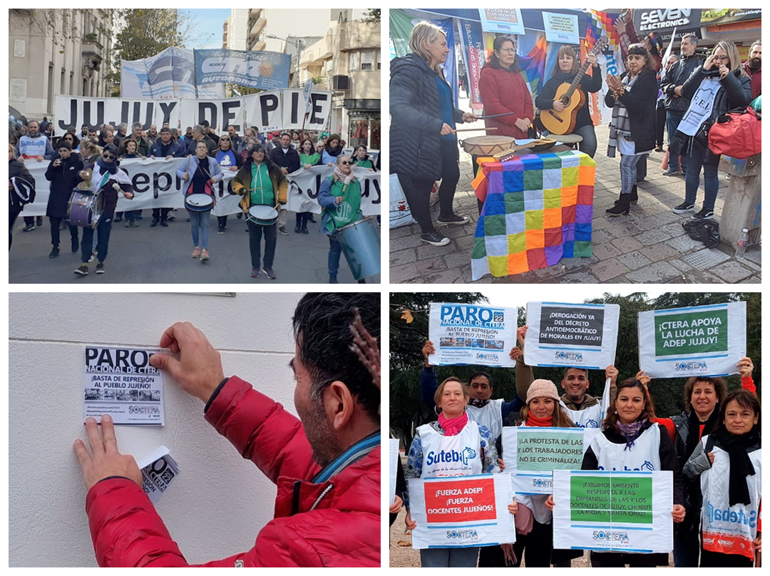 EN TODA LA PROVINCIA: SOLIDARIDAD CON EL PUEBLO JUJEÑO